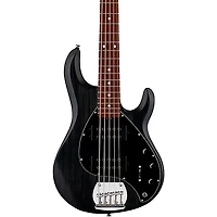 Sterling by Music Man StingRay RAY5HH Limited-Edition 5-String Bass Guitar Trans Black Satin