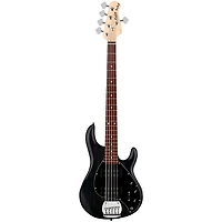 Sterling by Music Man StingRay RAY5HH Limited-Edition 5-String Bass Guitar Trans Black Satin