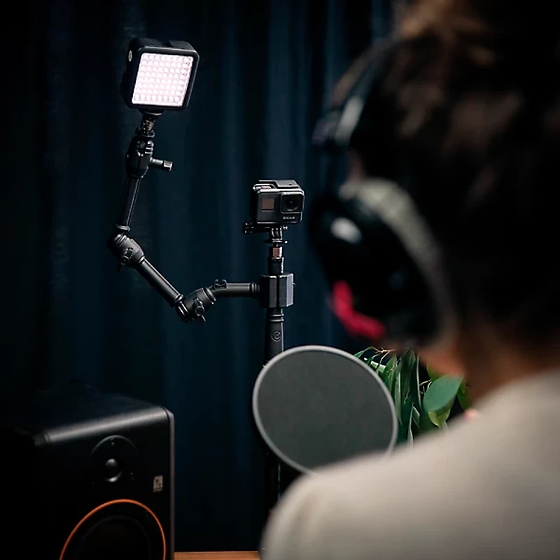 Gravity Stands Gravity MS 0200 SET1 - Microphone Pole for Table Mounting Including Table Clamp and Boom