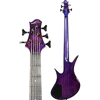 Legator Helio 5 String Bass Super Shred Series Electric Guitar Magenta Burl