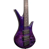 Legator Helio 5 String Bass Super Shred Series Electric Guitar Magenta Burl