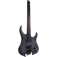 Legator Ghost 6 String Multi-Scale Super Shred Series Flamed Maple Electric Guitar Black