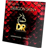 DR Strings Dragon Skin+ Coated Accurate Core Technology 4-String Stainless Steel Bass Strings