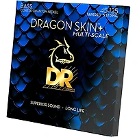 DR Strings Dragon Skin+ Coated Accurate Core Technology 5-String Multi-Scale Quantum Nickel Bass Strings 45 - 125