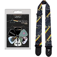 Perri's Pink Floyd Guitar Strap and Picks Licensed Bundle
