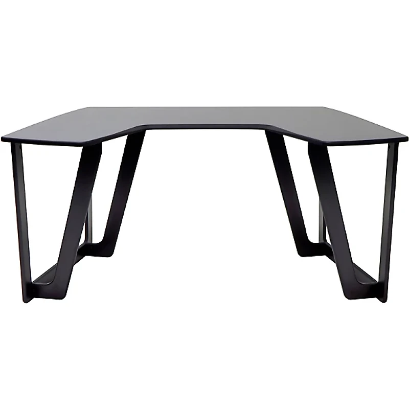 Argosy AIRE Artist Curved Workstation (no racks), Hautelink Desktop, Black Legs