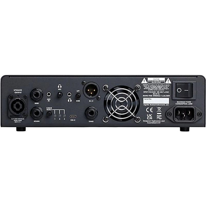 Aguilar Tone Hammer 500 V2 500W Bass Amp Head