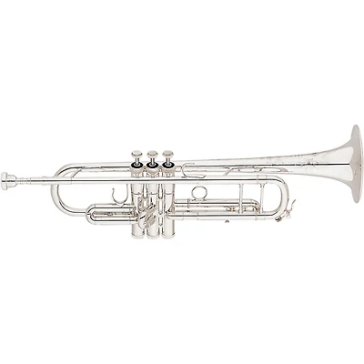 S.E. SHIRES Model AZ Custom Series Professional Bb Trumpet Silver plated Yellow Brass Bell