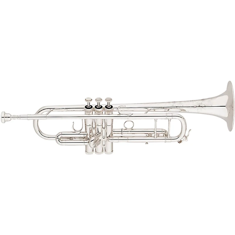 S.E. SHIRES Model A Custom Series Professional Bb Trumpet Silver plated Yellow Brass Bell