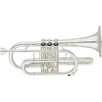 S.E. SHIRES Model 7A Custom Series Professional Bb Cornet Silver plated Yellow Brass Bell