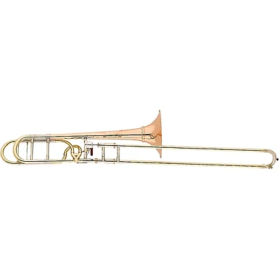 S.E. SHIRES Ralph Sauer Artist Series Professional F-Attachment Tenor Trombone with Detachable Bell Flare Lacquer Red Brass Bell