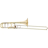 S.E. SHIRES George Curran Artist Series Professional Bass Trombone with Axial-Flow Valves Lacquer Yellow Brass Bell