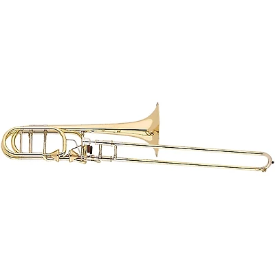 S.E. SHIRES Blair Bollinger Artist Series Professional Bass Trombone with Axial-Flow Valves Lacquer Yellow Brass Bell