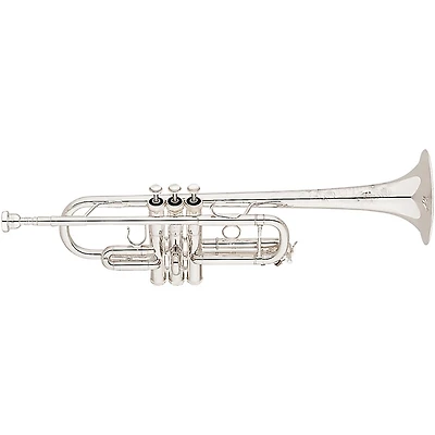S.E. SHIRES Model 401 Custom Series Professional C Trumpet Silver plated Yellow Brass Bell