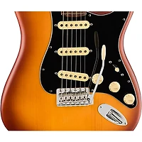 Fender American Performer Timber Stratocaster Spruce Electric Guitar Honey Burst
