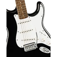 Squier Affinity Series Stratocaster Electric Guitar Pack With Fender Mustang Micro Black