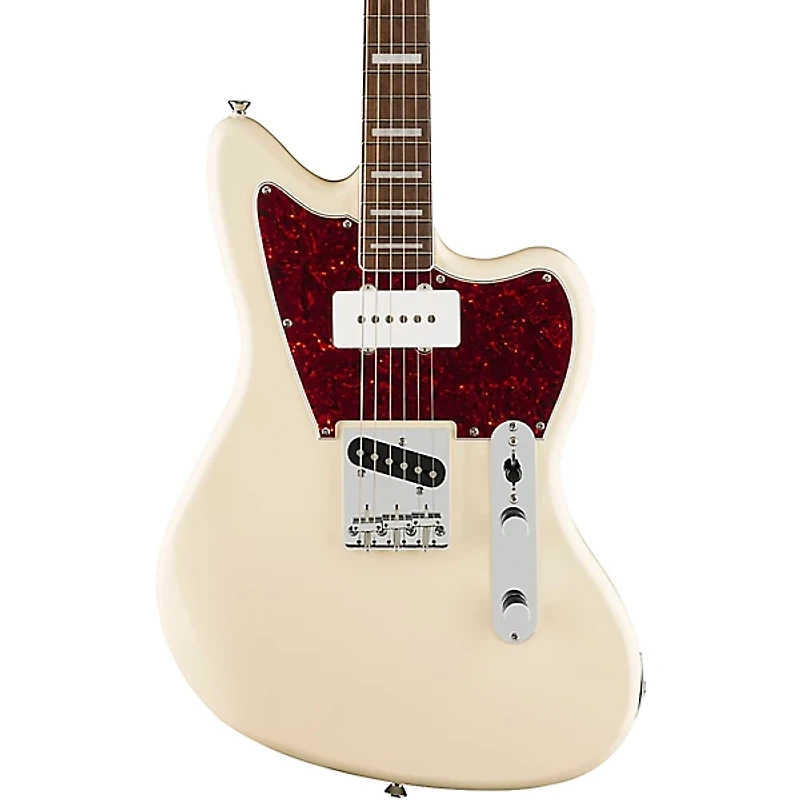 Squier Paranormal Offset Telecaster SJ Limited-Edition Electric Guitar Olympic White