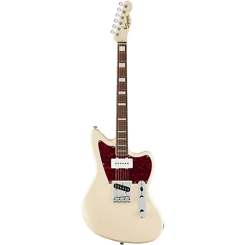 Squier Paranormal Offset Telecaster SJ Limited-Edition Electric Guitar Olympic White