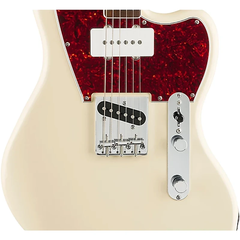 Squier Paranormal Offset Telecaster SJ Limited-Edition Electric Guitar Olympic White