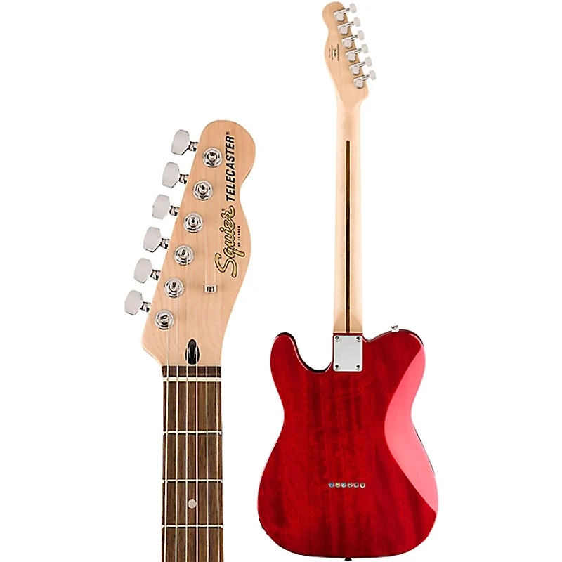 Squier Affinity Series Telecaster FMT SH Electric Guitar Transparent Crimson