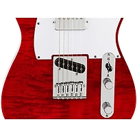 Squier Affinity Series Telecaster FMT SH Electric Guitar Transparent Crimson