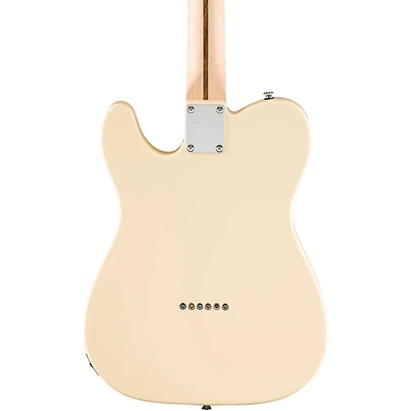 Squier Affinity Series Telecaster Thinline Electric Guitar Olympic White