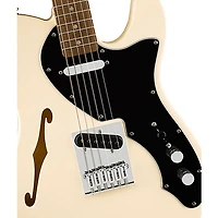 Squier Affinity Series Telecaster Thinline Electric Guitar Olympic White