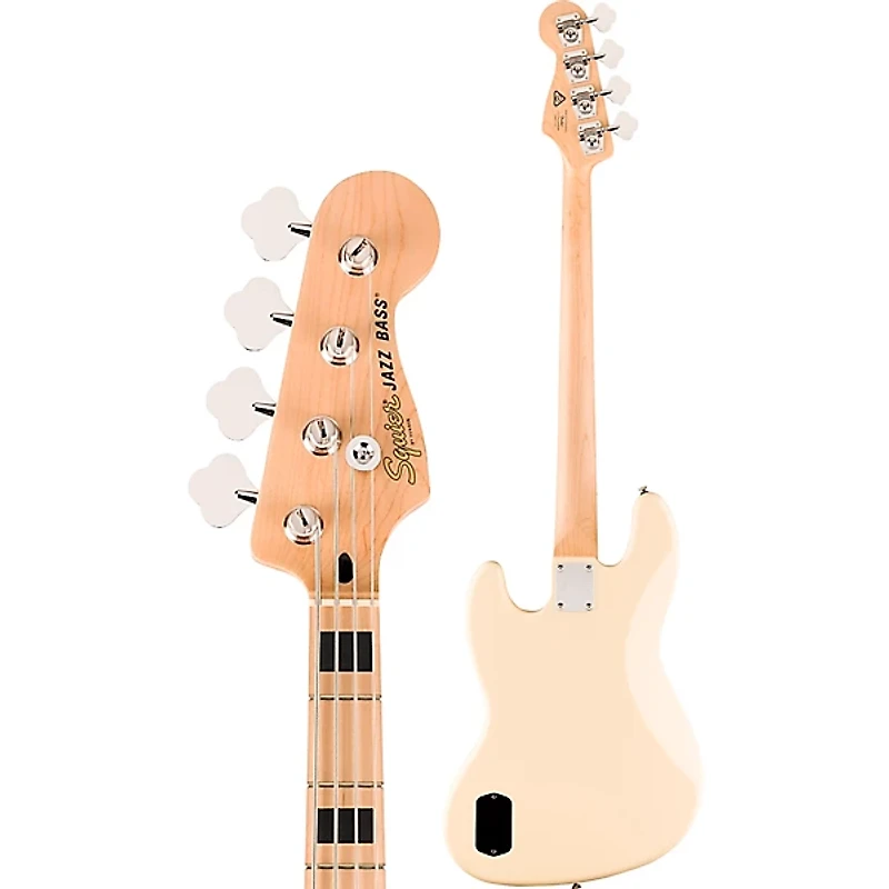 Squier Affinity Series Active Jazz Bass Maple Fingerboard Olympic White