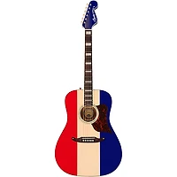 Fender Buck Owens Signature Kingman Limited-Edition Acoustic-Electric Guitar Red, White, and Blue
