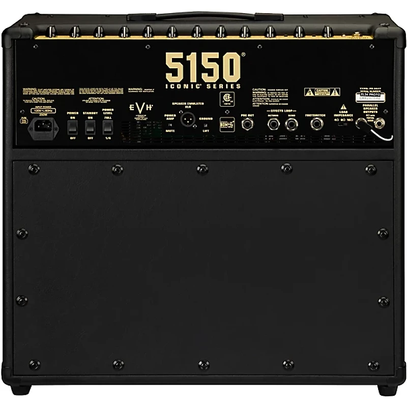 EVH 5150 Iconic Series EL34 40W 1x12 Guitar Combo Amp Black