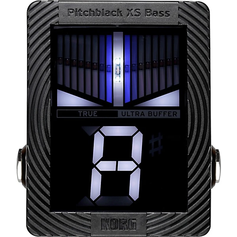 KORG Pitchblack XS Bass Chromatic Pedal Tuner Black