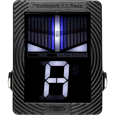 KORG Pitchblack XS Bass Chromatic Pedal Tuner Black