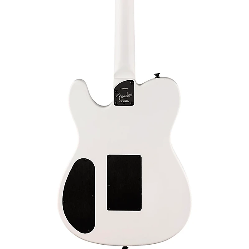 Fender Jack White Signature Triplesonic Limited-Edition Acoustasonic Telecaster Acoustic-Electric Guitar Arctic White