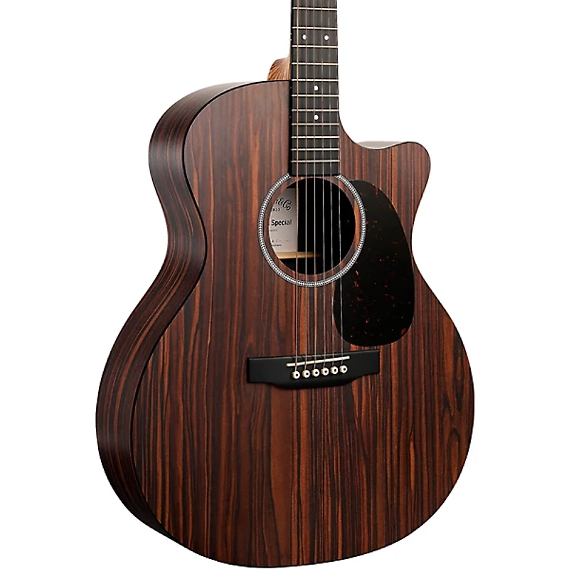 Martin Special GPC-X1E Macassar Ebony HPL Acoustic-Electric Guitar Natural