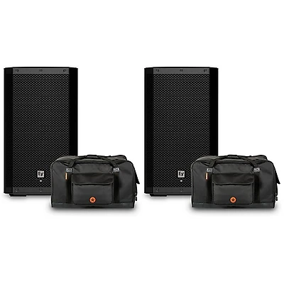 Electro-Voice ZLX-12P G2 Powered Speaker Pair With Road Runner Bags
