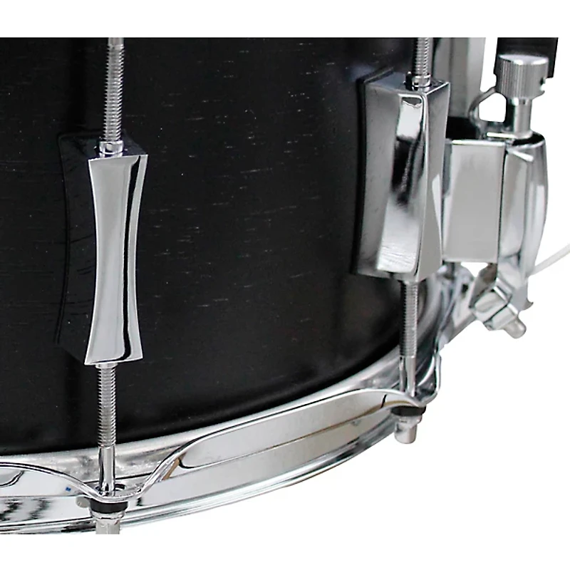 Pork Pie Black Belt Snare Drum in Flat Black 14 x 6.5 in.