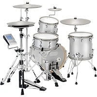 EFNOTE 5 Acoustic Designed Electronic Drum Set White Sparkle