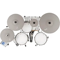 EFNOTE 5 Acoustic Designed Electronic Drum Set White Sparkle