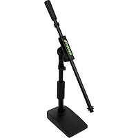 Shure Shure Round 6" Base Desktop Mic Stand and Compact Low-Profile Mic Stand With Single-Section Boom Set