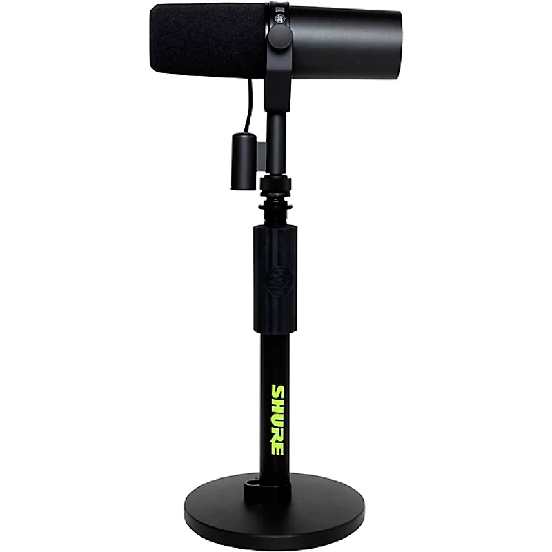 Shure Shure Round 6" Base Desktop Mic Stand and Compact Low-Profile Mic Stand With Single-Section Boom Set