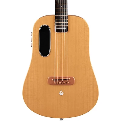 LAVA MUSIC LAVA ME Air Spruce 36" Acoustic-Electric Guitar With Airflow Bag Natural