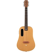 LAVA MUSIC LAVA ME Air Spruce 36" Acoustic-Electric Guitar With Airflow Bag Natural