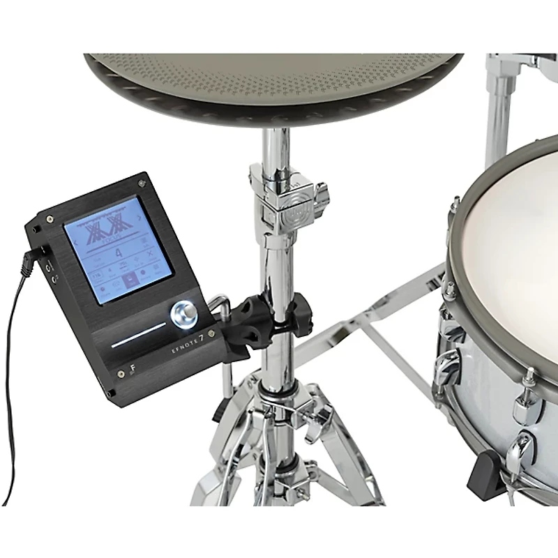 EFNOTE 7 Acoustic Designed Electronic Drum Set White Sparkle
