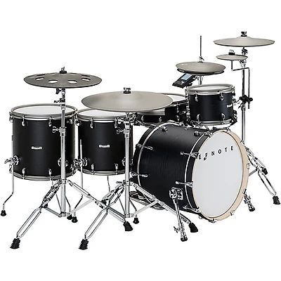 EFNOTE 7X Acoustic-Designed Electronic Drum Set - Black Oak Wrap