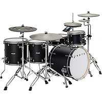 EFNOTE 7X Acoustic-Designed Electronic Drum Set - Black Oak Wrap