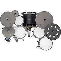 EFNOTE 7X Acoustic-Designed Electronic Drum Set - Black Oak Wrap