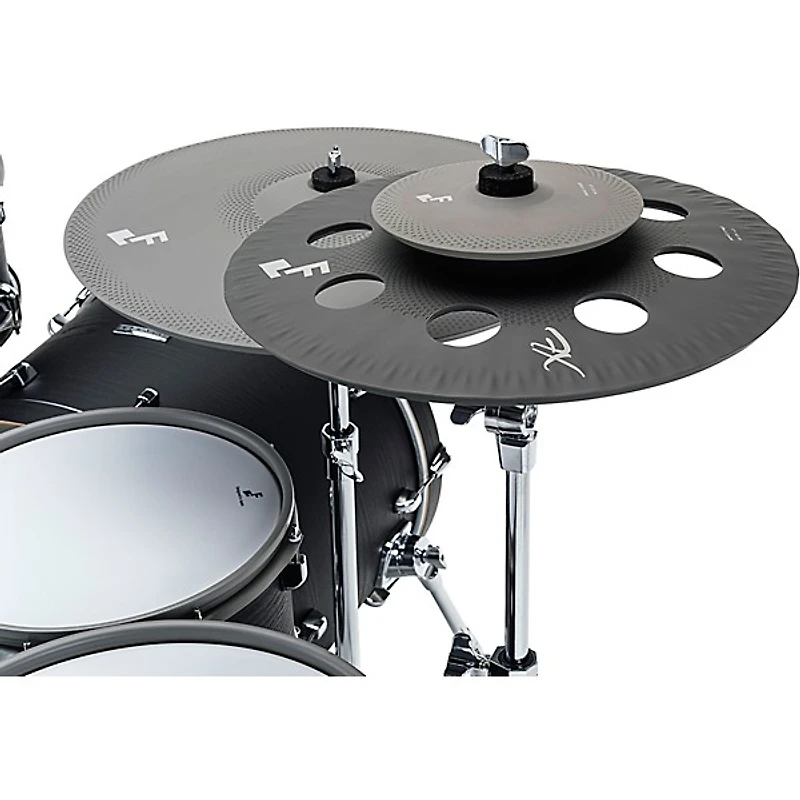 EFNOTE 7X Acoustic-Designed Electronic Drum Set - Black Oak Wrap