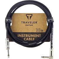 Traveler Guitar Traveler Guitar Braided Straight to Angle Instrument Cable