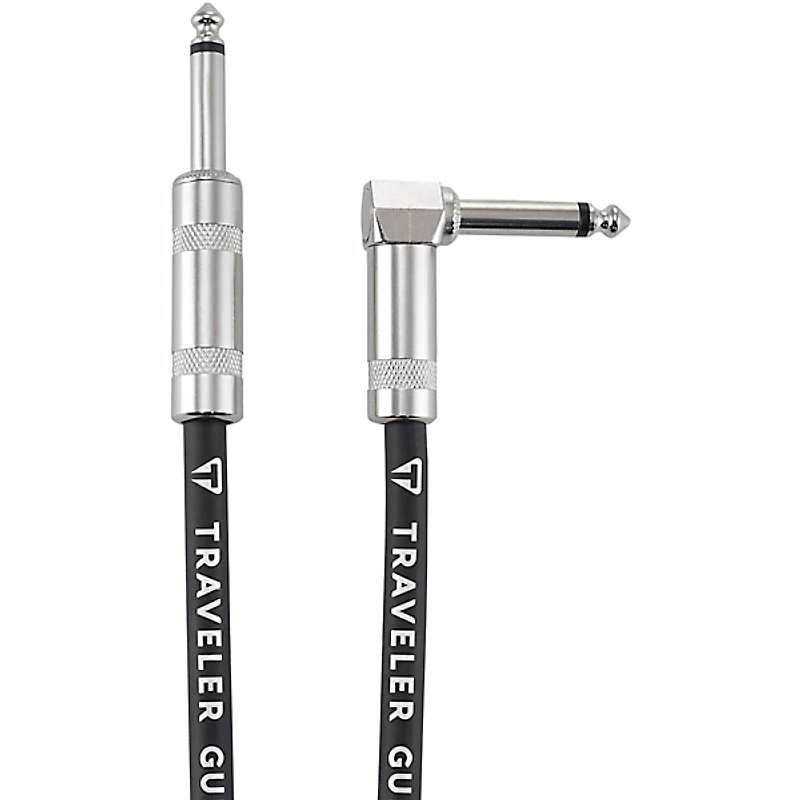 Traveler Guitar Traveler Guitar Braided Straight to Angle Instrument Cable