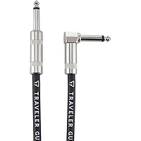 Traveler Guitar Traveler Guitar Braided Straight to Angle Instrument Cable